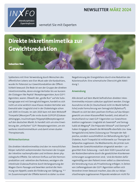 Direkte Inkretin­mimetika zur Gewichts­reduktion