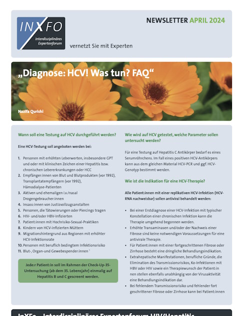 Diagnose: HCV! Was tun? FAQ